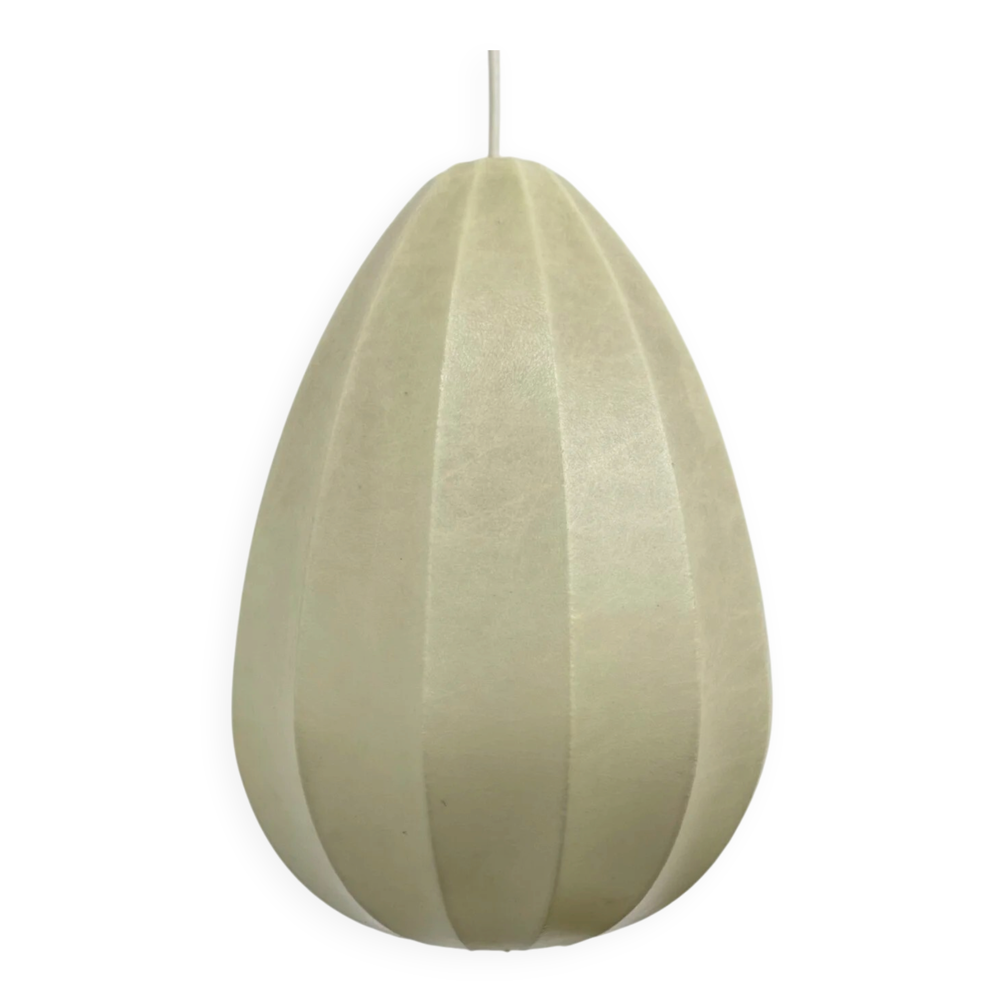 Cocoon pendant lamp by Friedel Wauer for Goldkant Leuchten in resin, Germany, 1960s