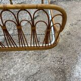 Day-bed ondaflex bambou et rotin 1960