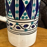 Handcrafted ceramic pitcher from Fes