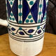 Handcrafted ceramic pitcher from Fes.