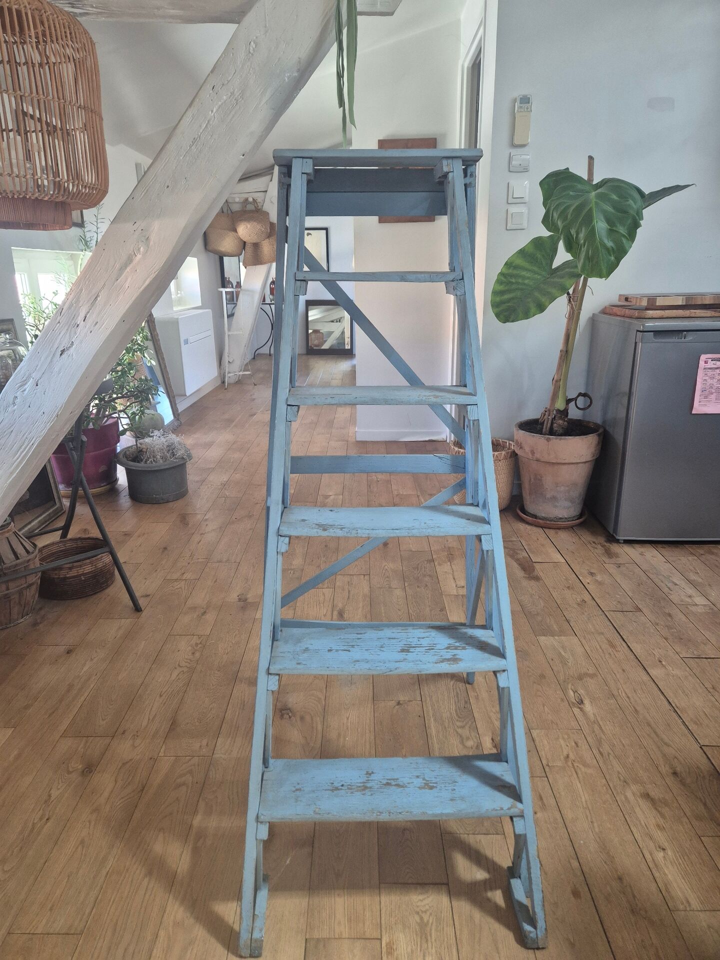 Old library step ladder