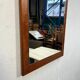 Miroir vintage XL en teck, Scandinavie, années 1970