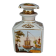 Porcelain bottle old Paris marine & bucolic decoration nineteenth century SB
