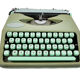 Hermes Baby green sage typewriter