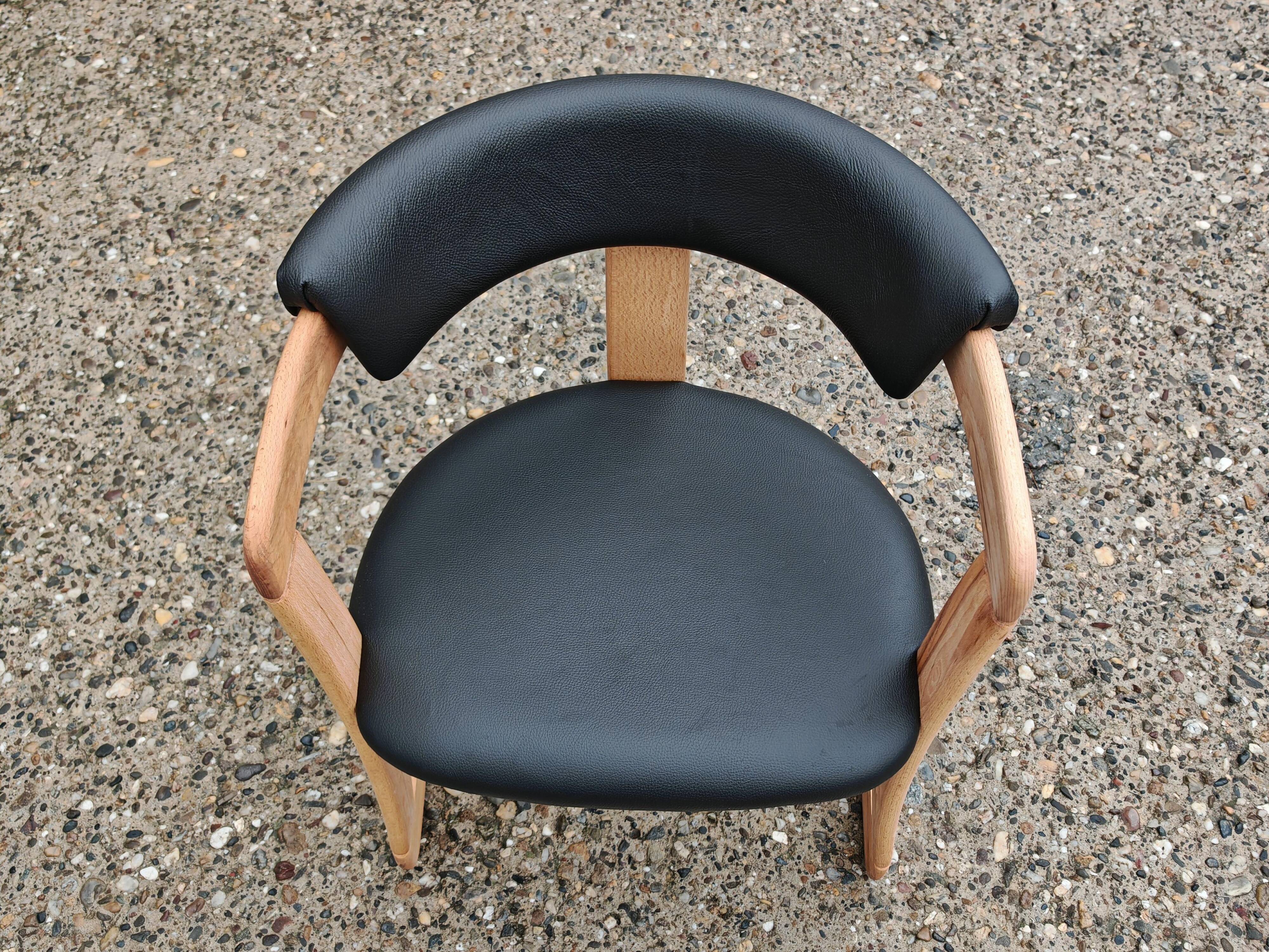Set 4 chaises salle à manger "Brigitte" milieu du siècle Pozzi et Verga