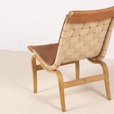 1 fauteuil lounge « Eva » de Bruno Mathsson, Suède des années 1960