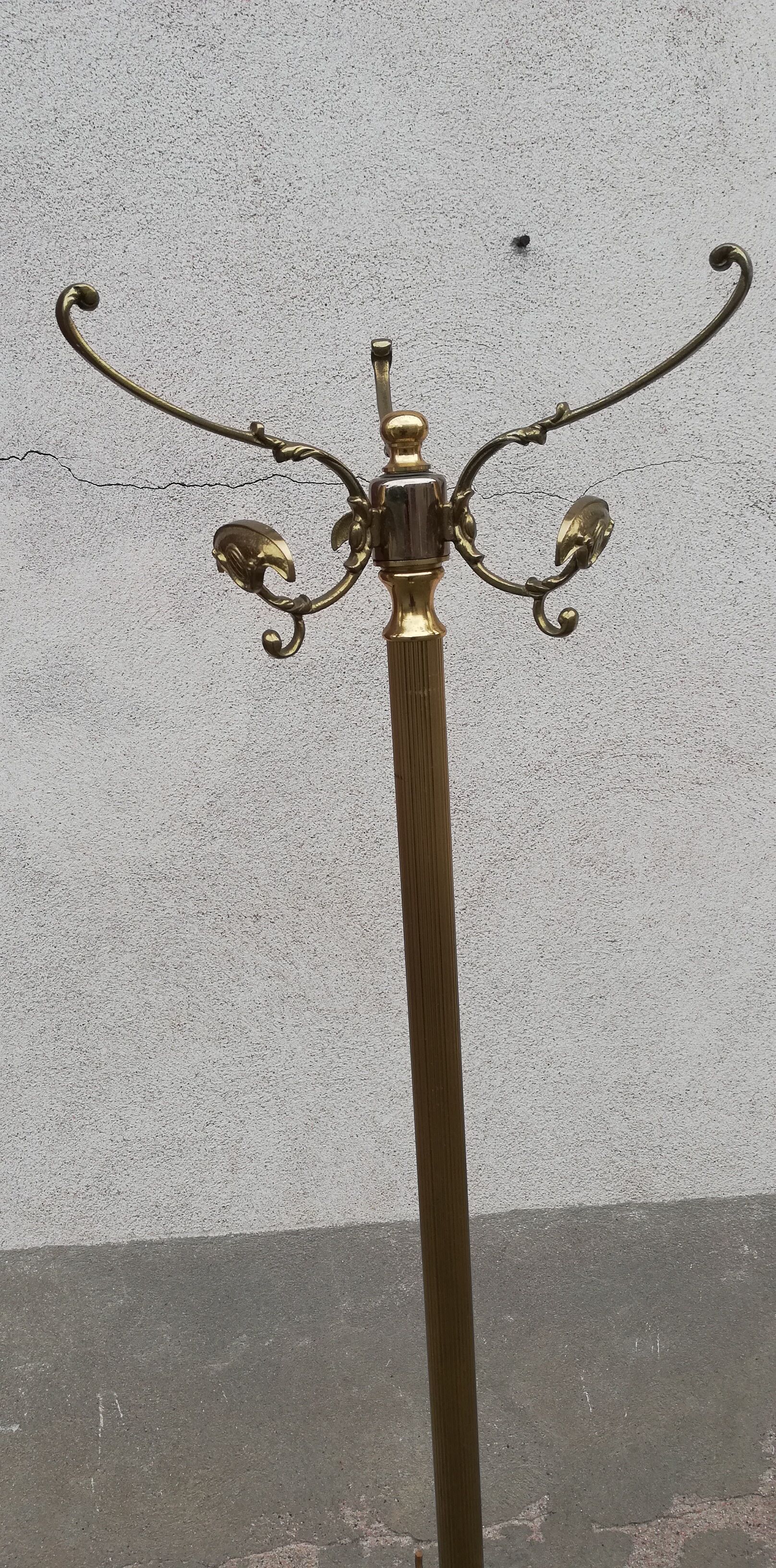 Porte manteau vintage laiton