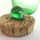Bocal Biot en verre soufflé vert
