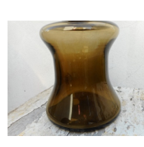 Carafe and five vintage glasses