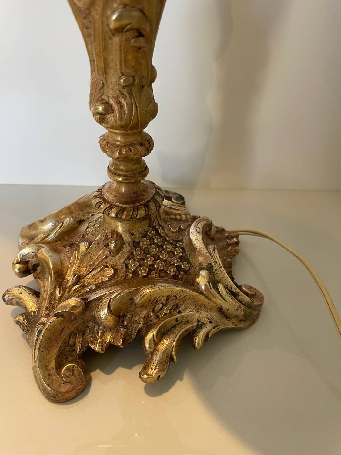 Beautiful lamp "the French glass" Art Nouveau