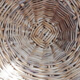 Round bread basket / Wicker bakery basket