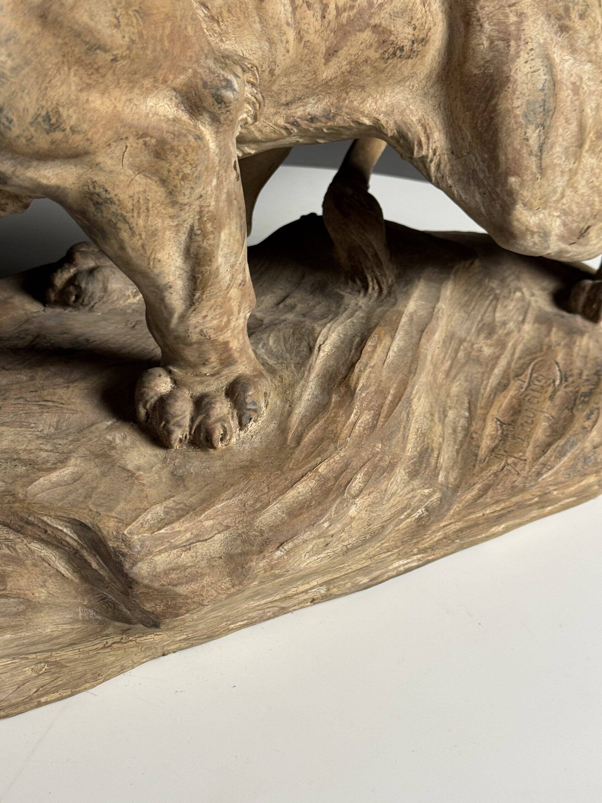 Terra cotta sculpture Armand Fagotto