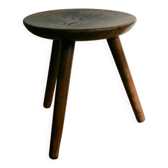 Tripod stool, produced in the Vosges (Gérardmer), 1950s.