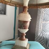 Alabaster and marble lamp