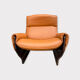 Lounge chair P110 Canada by Osvaldo Borsani for Techno, 1970s