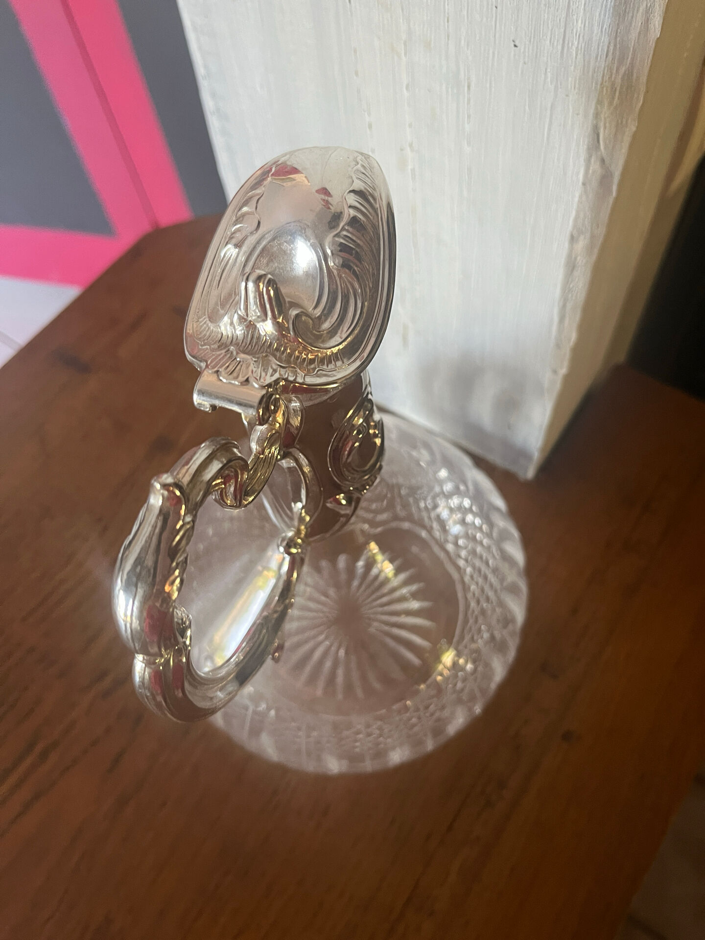 Crystal wine jug