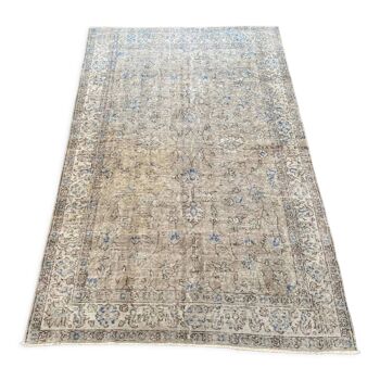 Tapis turc bleu surteint - 140x230