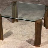 Glass Coffee table design by Peter Ghyczy 1970s model T14