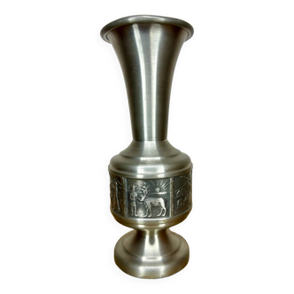 Pewter Soliflore Made In Norway