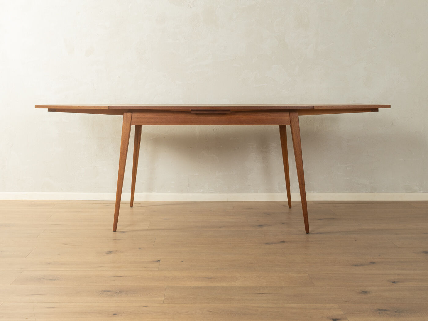 Elegant mid-century dining table with extension function, 1960s