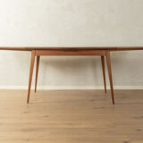 Elegant mid-century dining table with extension function, 1960s