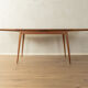 Elegant mid-century dining table with extension function, 1960s
