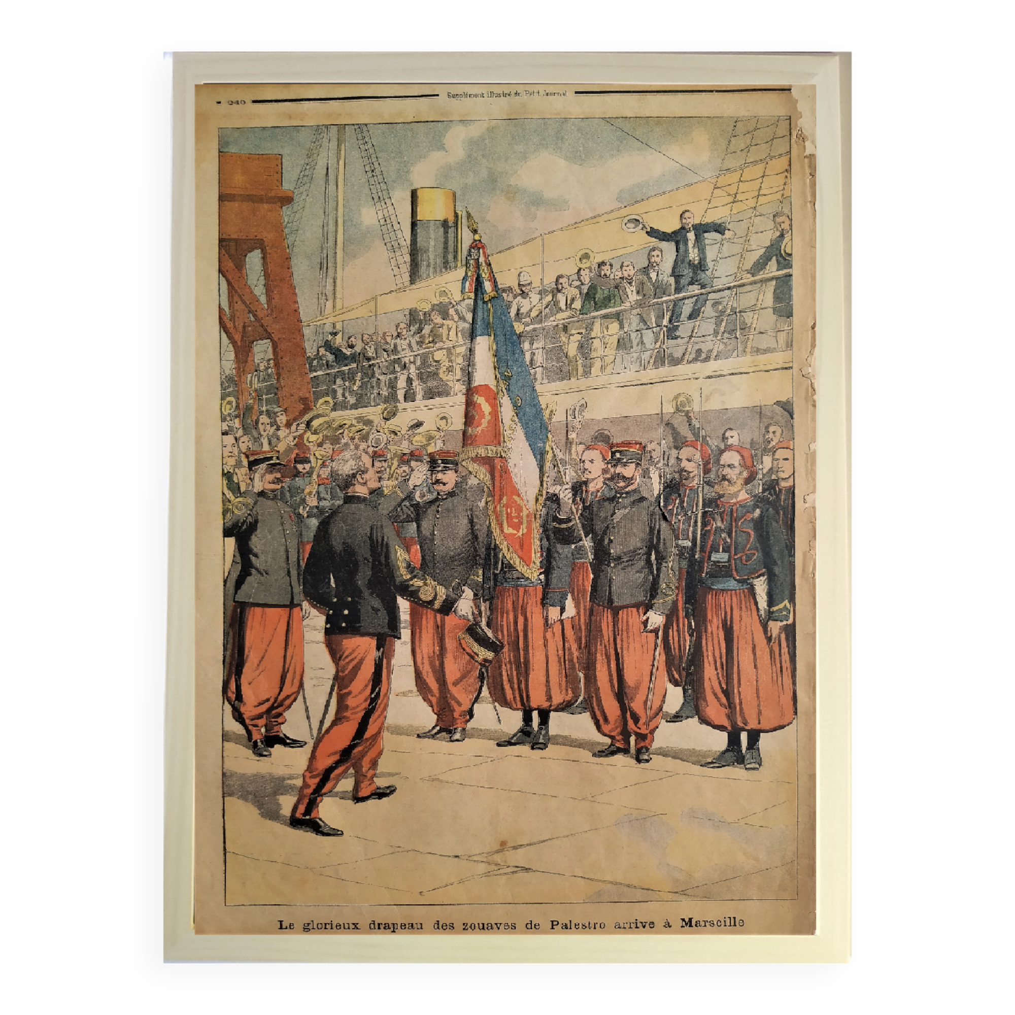 The Zouaves of Palestro arrived in Marseille in 1903