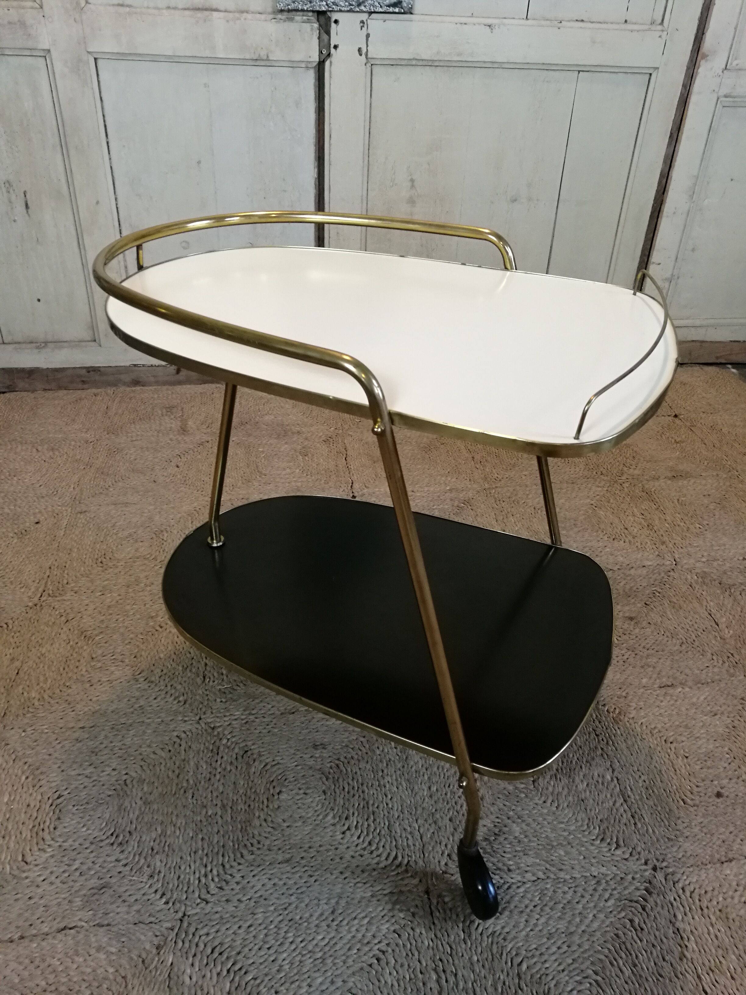 Brass and formica dessert