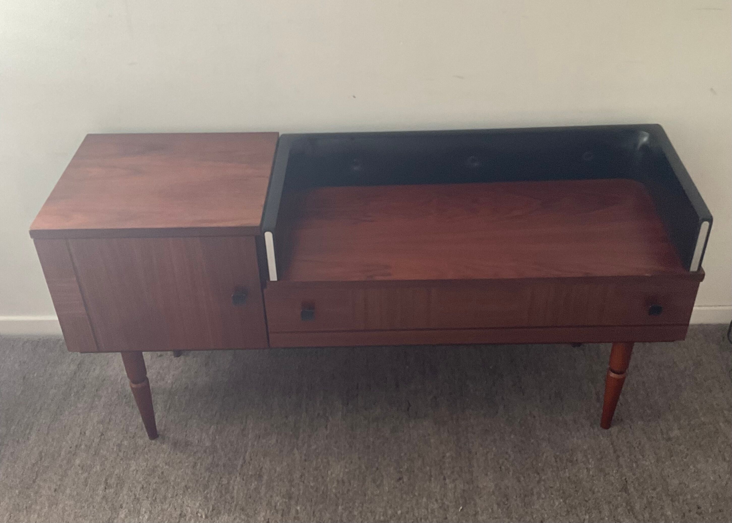 Enfilade teak TV cabinet from the 60s