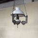Antico lampadario, stile Liberty, con saliscendi