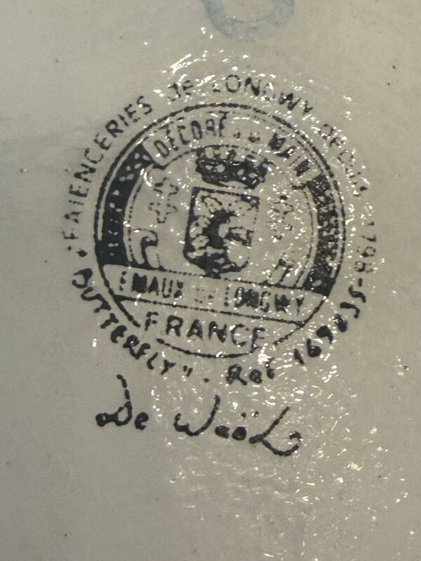 Vase Boule Emaux de Longwy - Signé Nicolas De Wael