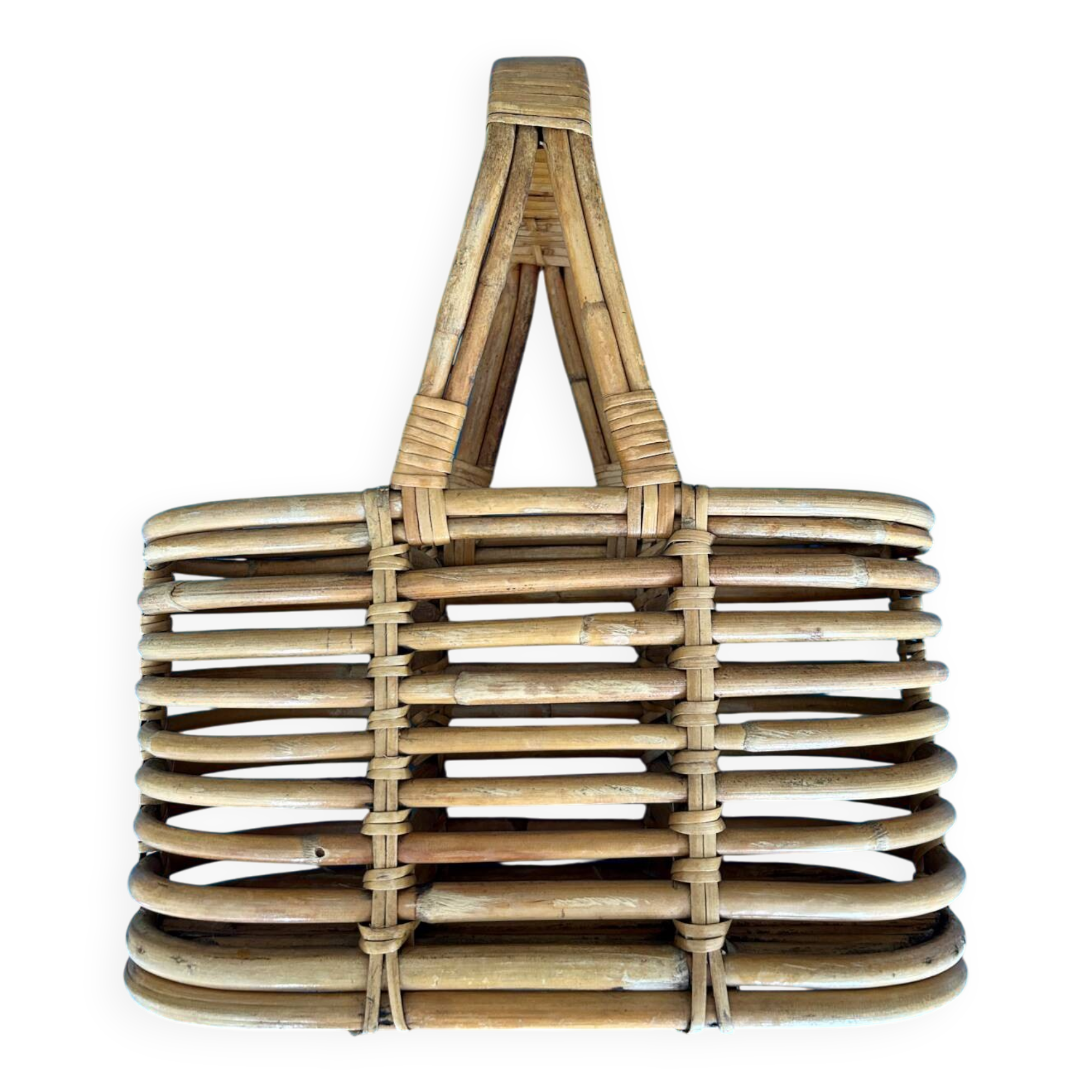 Porte bouteille rotin
