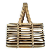 Rattan bottle holder