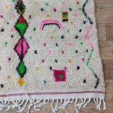 Handmade wool Berber rug 247 X 140 CM