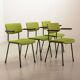 6 chaises de salle à manger Gispen de conception hollandaise, modèle 1235, par André Cordemeyer, années 1960