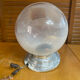 Vintage Ceiling Light Wall Sconce Coloured Glass Ball + Aluminium Support 50s #E060