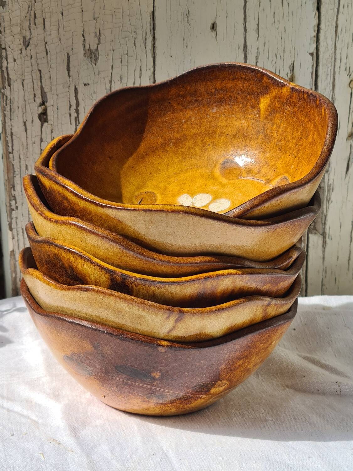 Six ramekins La Roue Vallauris