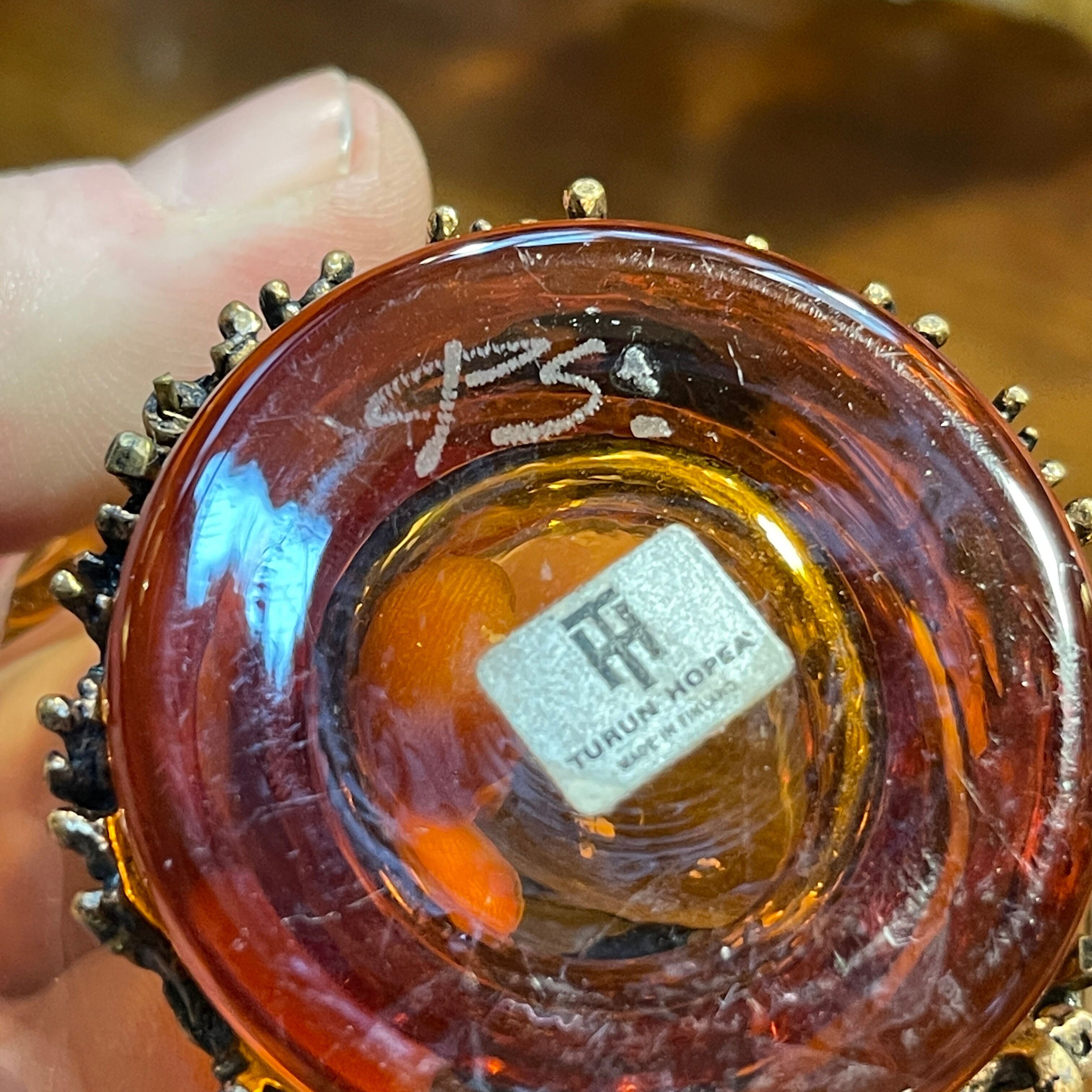 Scandinavian glassware set by Pentti Sarpaneva Turun Hopea Finland for Oy Kumela circa 1972