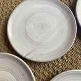6 Danish ceramic plates