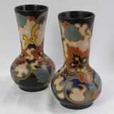 Pair of Régina Rosario vases, Gouda Holland