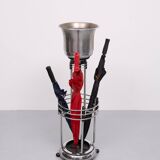 Art Deco plant stand and Umbrella 1930s Demeyere Belgium