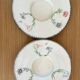 KG Lunéville Garden of Bagatelle tea cups MURAT