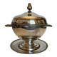 Silver metal ice bucket