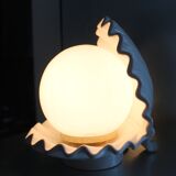 Vintage shell lamp 1980