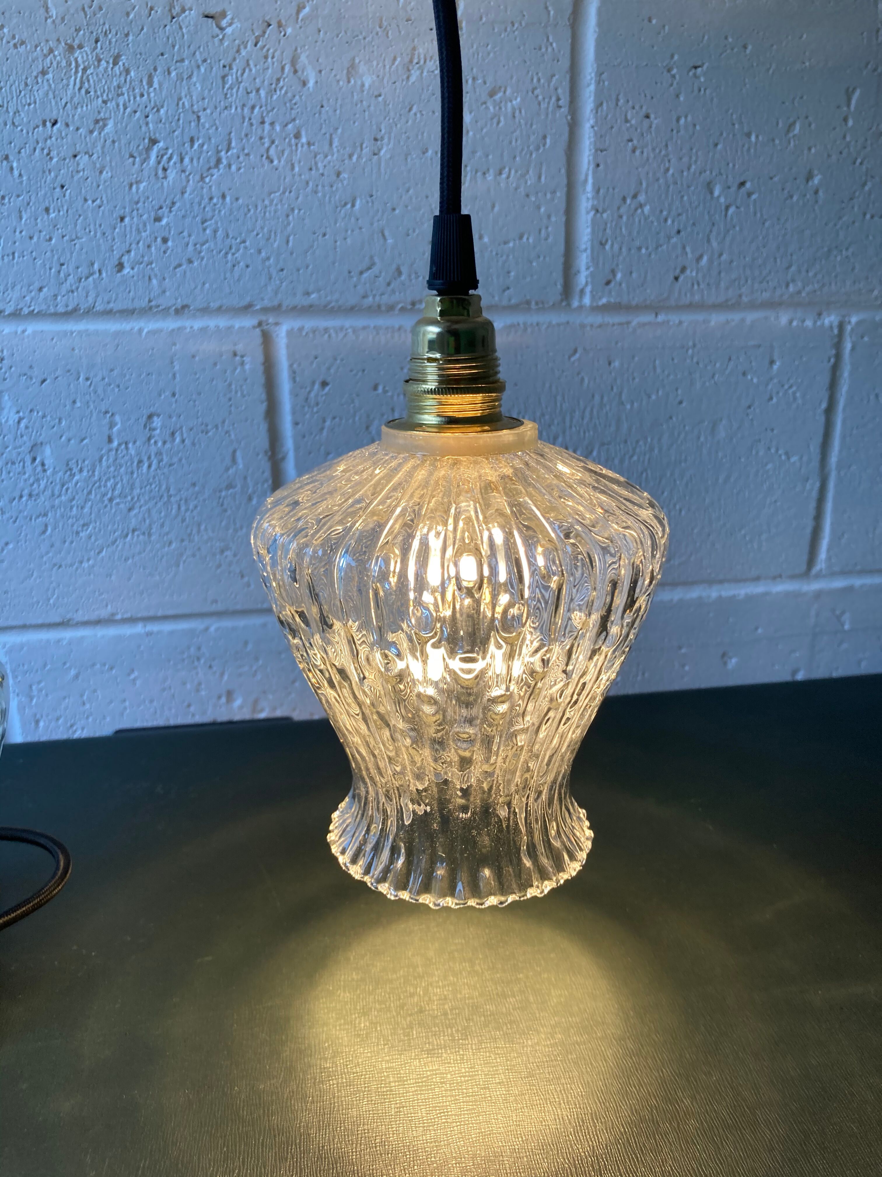 Pair of walking lamps