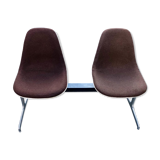 Charles Eames two-seater bench by Herman Miller