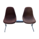 Charles Eames two-seater bench by Herman Miller