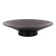 Black ceramic centerpiece on foot, La Bergerie Vallauris