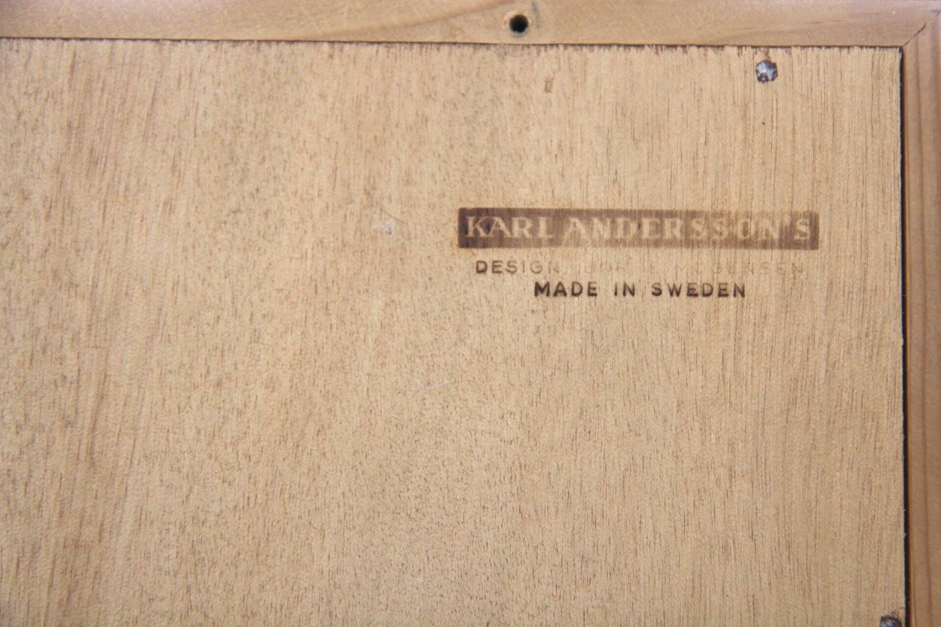 Scandinavian "Öresund" oak bookcase, Børge Mogensen, Sweden, 1960