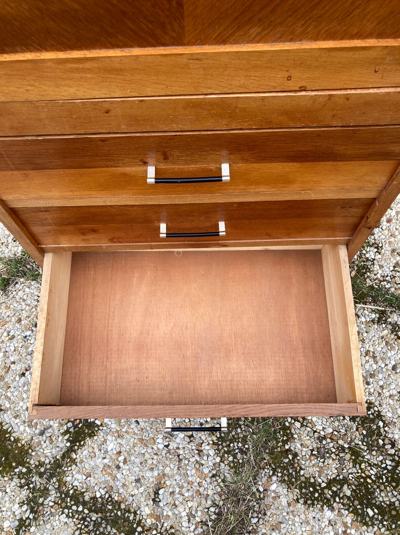 Vintage knitted bonnet feet compass